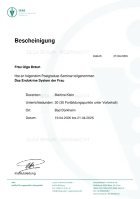 Vorschau: Das Endokrine System der Frau